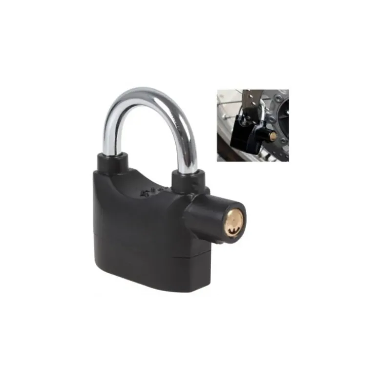 Lucchetto con Allarme SA-L 110db Nero