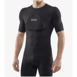 Maglia Corta con Protezione Removibili PRB TS1 Nero