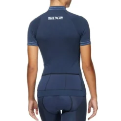 Maglia Da Ciclismo Tecnica Termica Unisex Sixs BKCL Clima Jersey Avio Blu