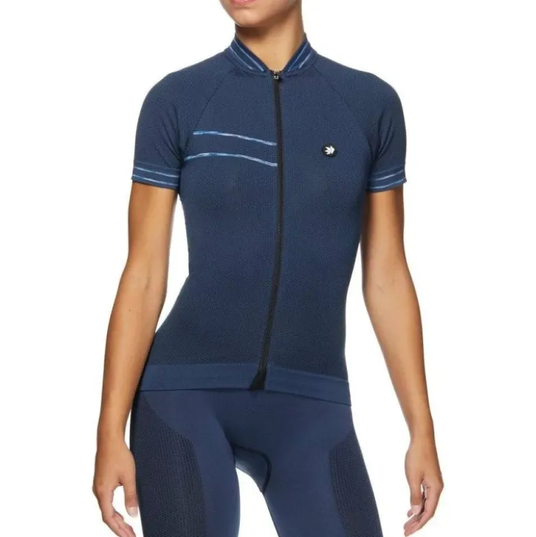 Maglia Da Ciclismo Tecnica Termica Unisex Sixs BKCL Clima Jersey Avio Blu