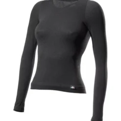 Maglia Donna Intima Tecnica Termica Sixs F-TS2 All Black