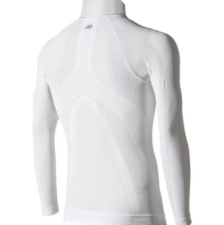 Maglia Intima Lupetto Tecnica Termica Unisex Sixs TS3 Bianco Carbon