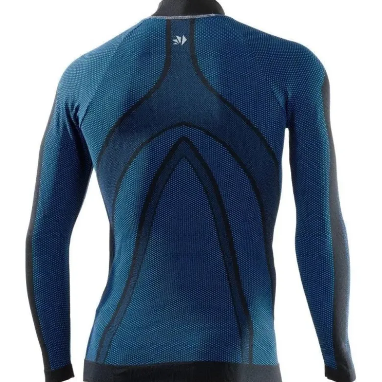 Maglia Intima Lupetto Tecnica Termica Unisex Sixs TS3 Blu Scuro