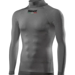 Maglia Intima Lupetto Tecnica Termica Unisex Sixs TS3 Grigio Scuro