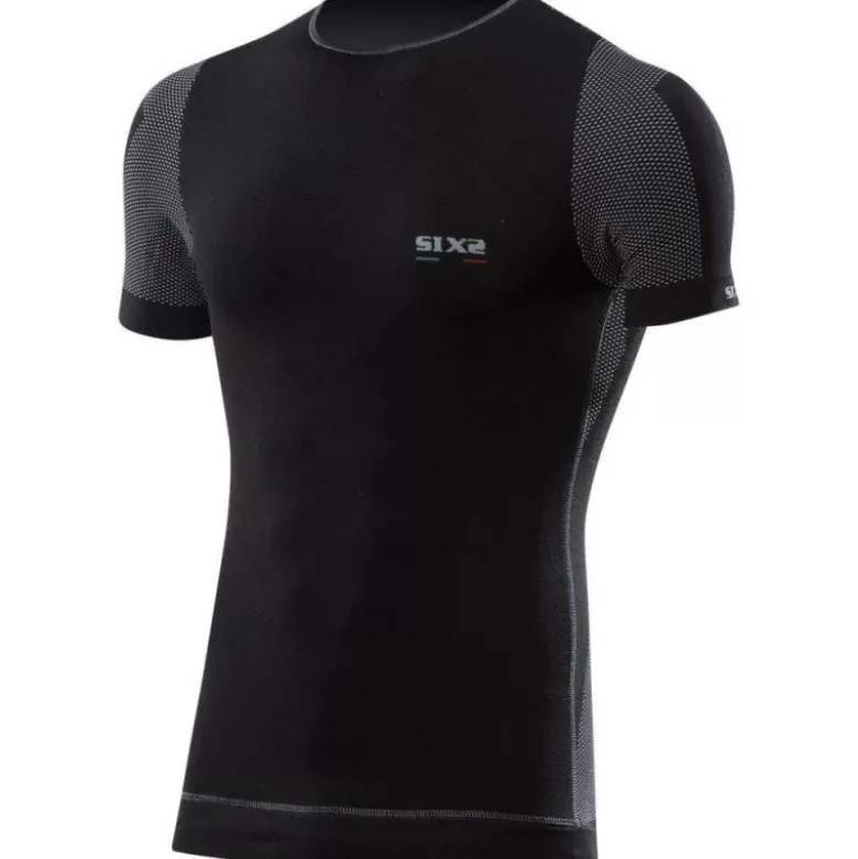 Maglia Intima Tecnica Termica Antivento Unisex Sixs TS7 Nero Carbon
