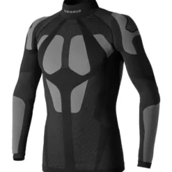 Maglia Intima Tecnica Termica Spidi Seamless Shirt Nero Grigio