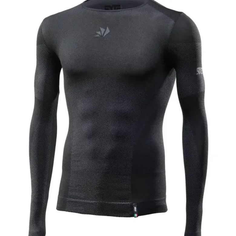 Maglia Intima Tecnica Termica Unisex Sixs BT TS2L V2 Nero Dark Grey