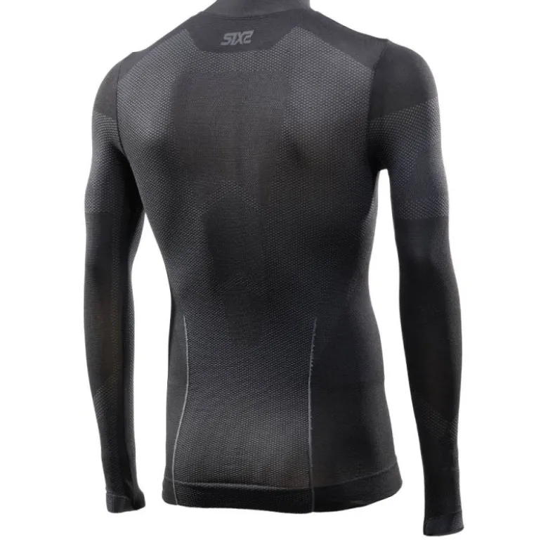 Maglia Intima Tecnica Termica Unisex Sixs BT TS3L V2 Nero Dark Grey