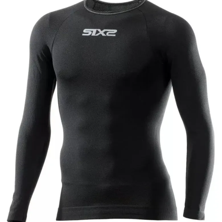 Maglia Intima Tecnica Termica Unisex Sixs TS2 All Black