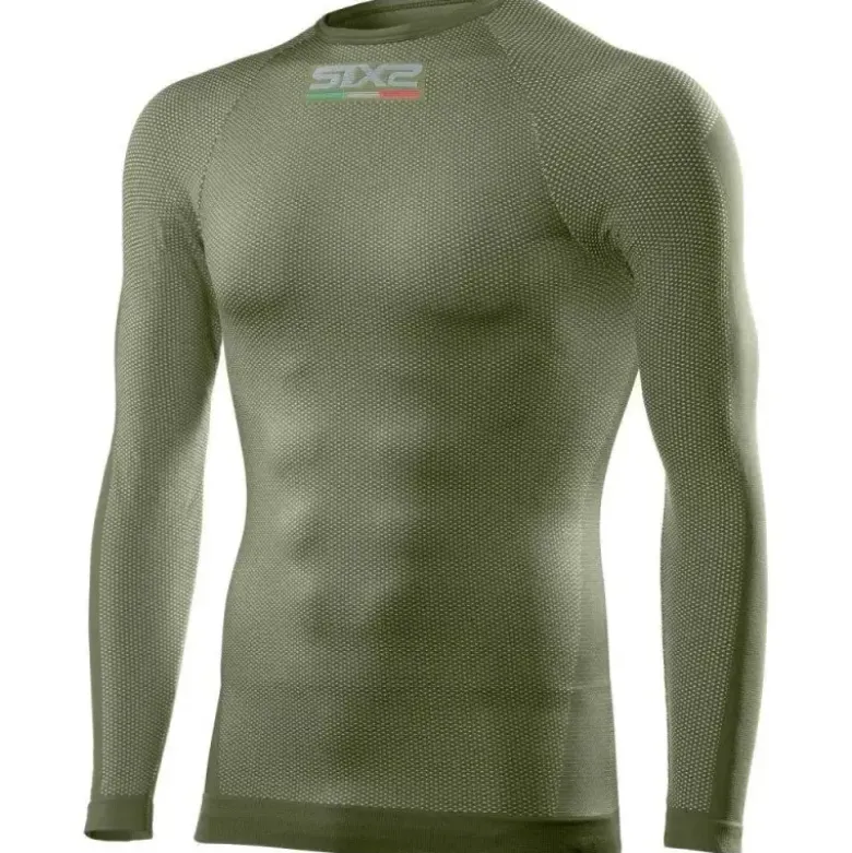 Maglia Intima Tecnica Termica Unisex Sixs TS2 Army