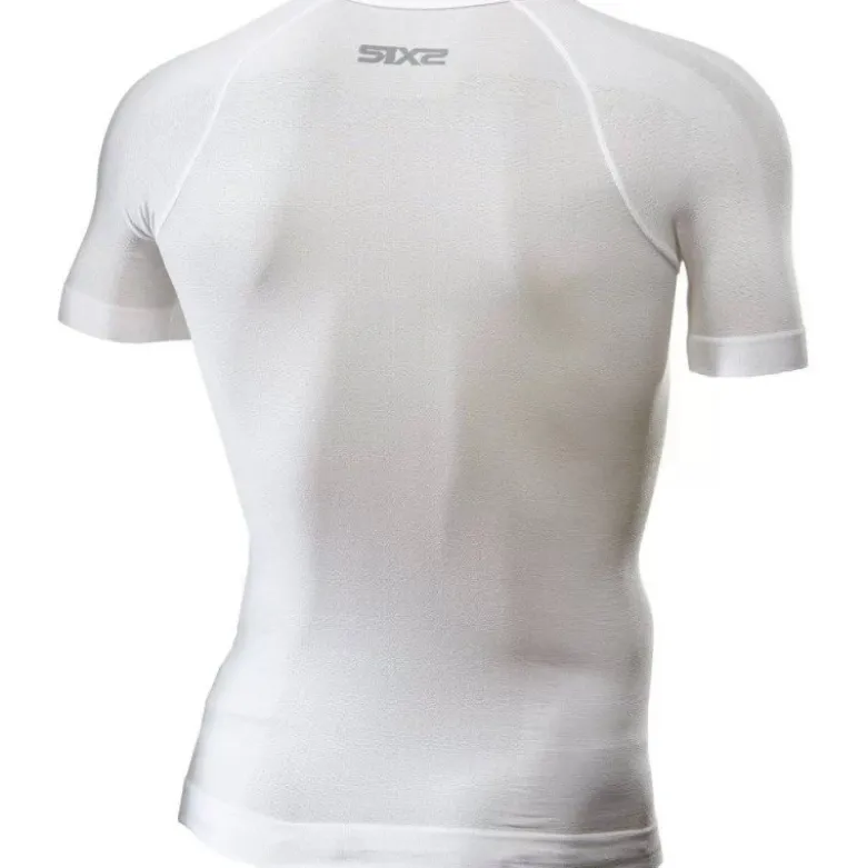 Maglia Intima Tecnica Termica Unisex Sixs TS1L-BT Breezy Touch Bianco Carbon