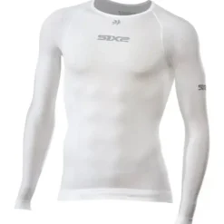 Maglia Intima Tecnica Termica Unisex Sixs TS2L-BT Breezy Touch Bianco Carbon
