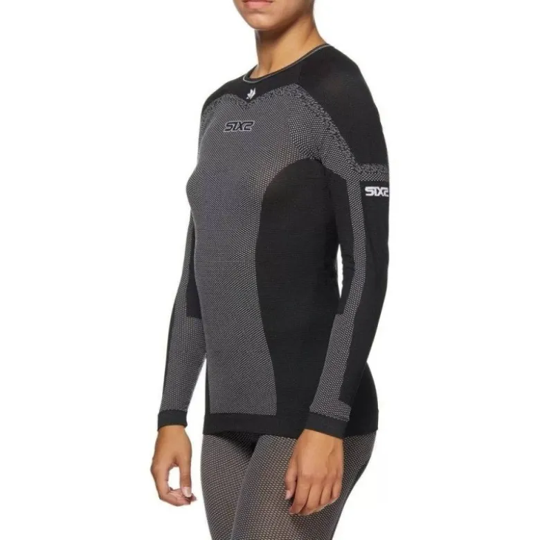 Maglia Intima Tecnica Termica Unisex Sixs TS2L-BT Breezy Touch Nero Carbon