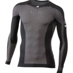 Maglia Intima Tecnica Termica Unisex Sixs TS2L-BT Breezy Touch Nero Carbon