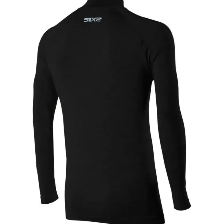 Maglia Tecnica Termica Lupetto Sixs TS3-MERINOS Wool Black