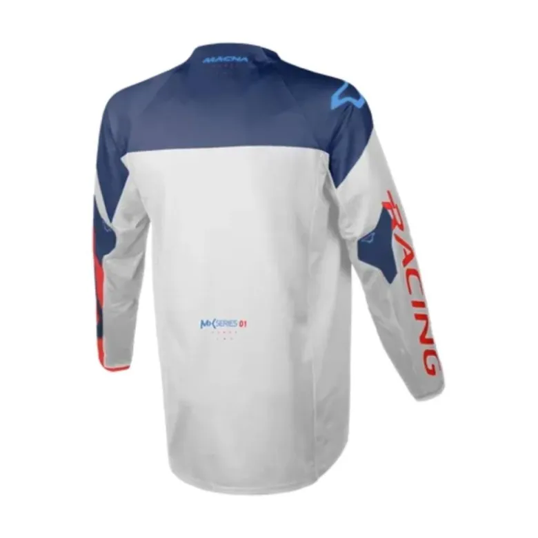 Maglia Unisex Fuoristrada Macna Backyard-1 Grigio Blu