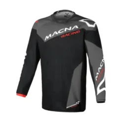 Maglia Unisex Fuoristrada Macna Backyard-1 Nero Grigio