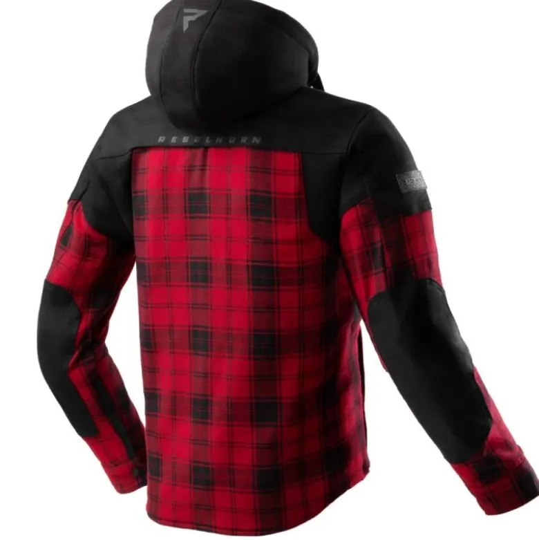 Maglietta Da Motociclista Rebelhorn Shifter Nero Rosso