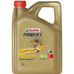 Olio Moto 4 Tempi Castrol Power 1 4T 10W-40 4 Litri H FV