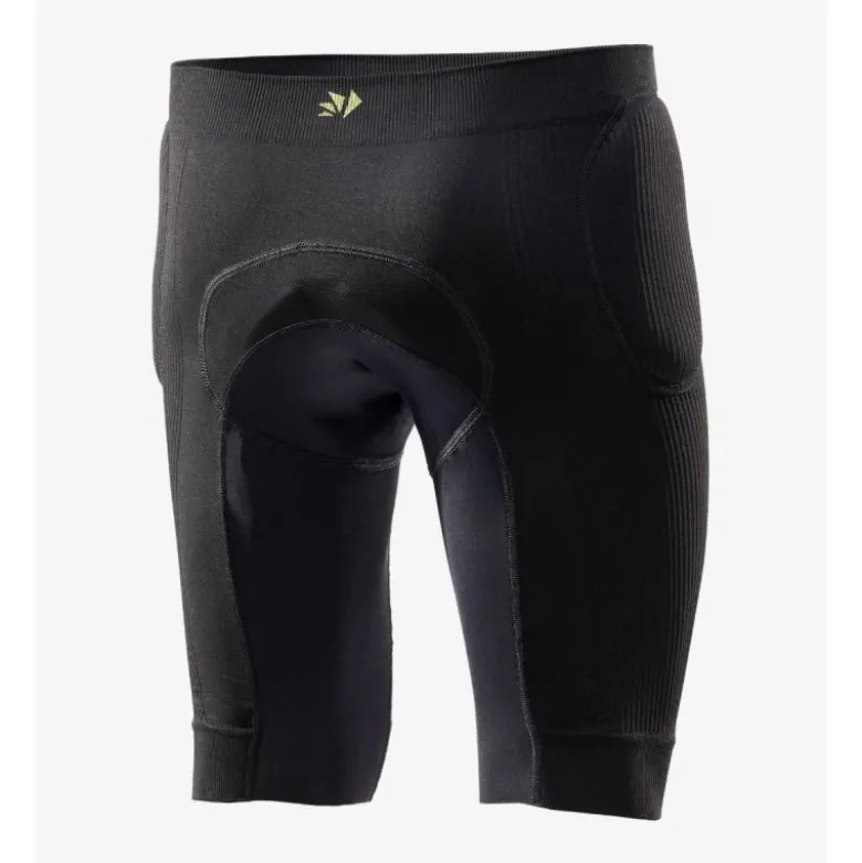 Pantaloncino Tecnico con Fondello Sixs con Protezione Removibili PRB SHORT Nero
