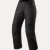Pantalone Donna In Tessuto Revit Outback 5 H2O Nero Accorciato