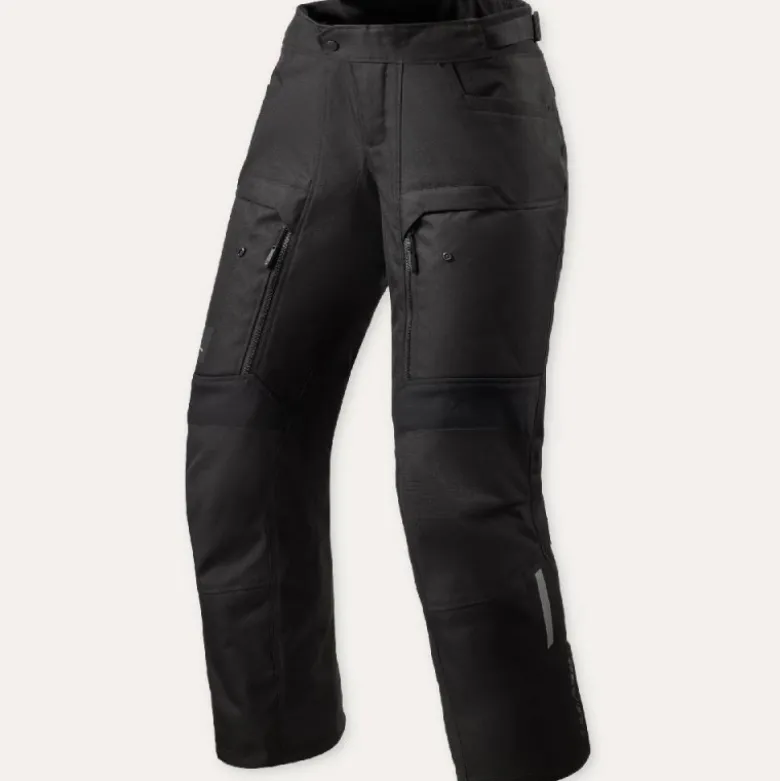 Pantalone Donna In Tessuto Revit Outback 5 H2O Nero Accorciato