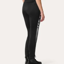 Pantalone Donna In Tessuto Revit Talia Nero Bianco Allungato