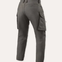 Pantalone In Tessuto Cargo Revit Tristan Tapered Nero Oliva Accorciato L32