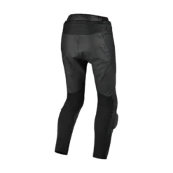 Pantaloni Donna In Pelle Macna Ovita Nero Accorciato