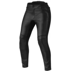 Pantaloni Donna In Pelle Revit Maci Ladies Nero Accorciato