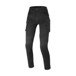 Pantaloni Donna In Tessuto e Jeans Macna Duplan Easy Fit Nero
