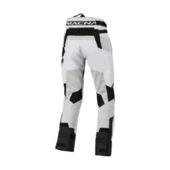 Pantaloni Donna In Tessuto Macna Cargo Qargon Nero Grigio Accorciato