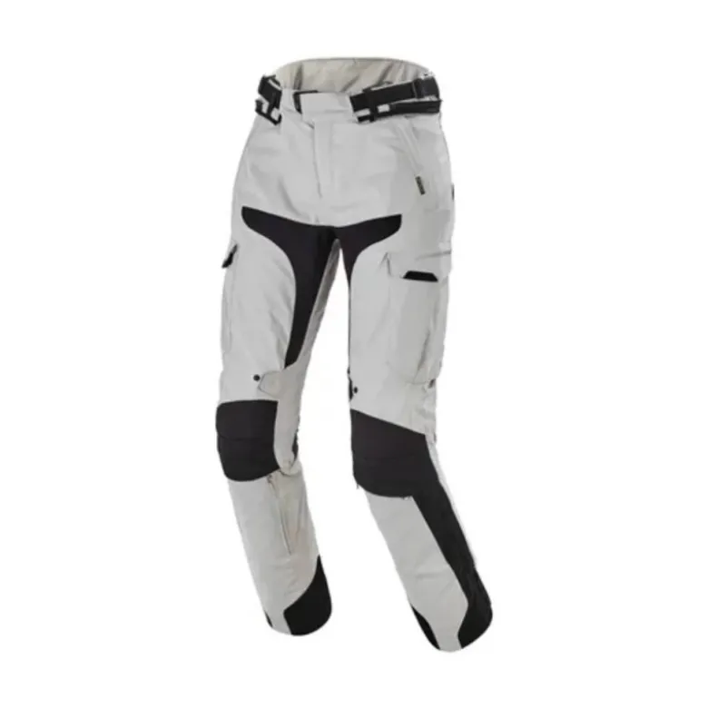 Pantaloni Donna In Tessuto Macna Novado Grigio Chiaro Accorciato
