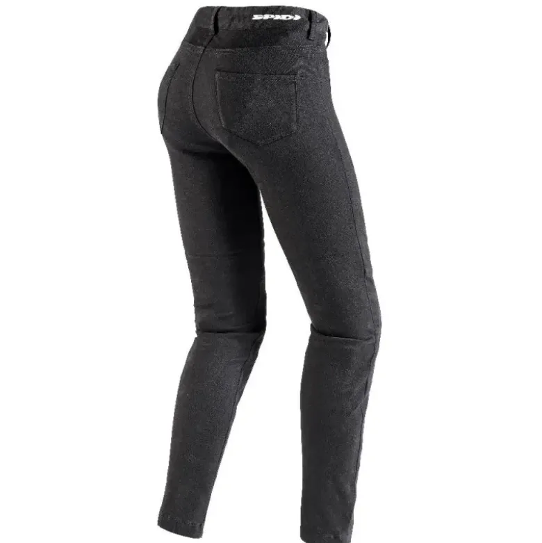 Pantaloni Donna in Tessuto Spidi Moto Leggings Pro Nero