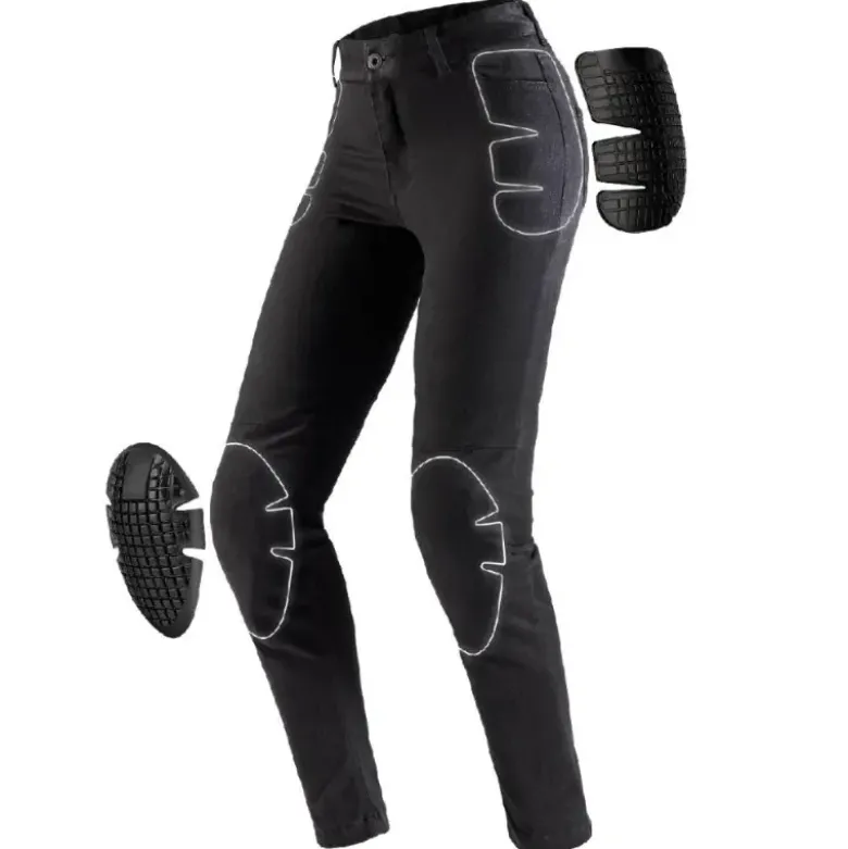 Pantaloni Donna in Tessuto Spidi Moto Leggings Pro Nero