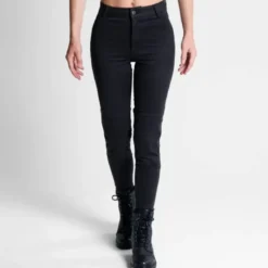 Pantaloni Donna in Tessuto Spidi Moto Leggings Pro Nero