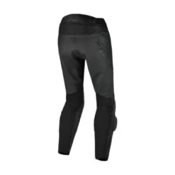 Pantaloni In Pelle Macna Ovito Nero Accorciato