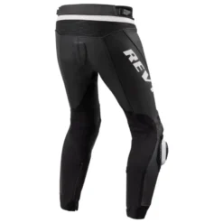 Pantaloni In Pelle Revit Apex Nero Bianco Accorciato