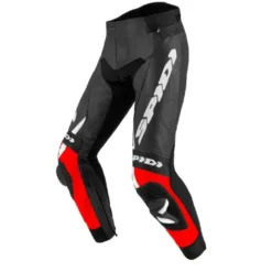 Pantaloni in Pelle Spidi Rr Pro 2 Nero/Rosso
