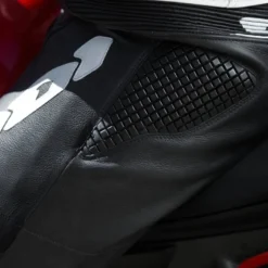 Pantaloni in Pelle Spidi Rr Pro Warrior Nero/Bianco