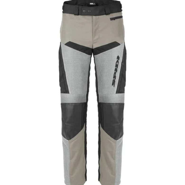 Pantaloni in Pelle Spidi Vent Pro Pants Nero/Ghiaccio