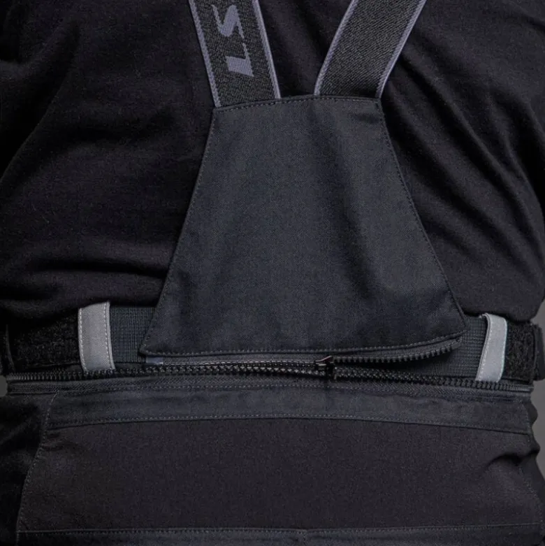 Pantaloni In Tessuto Ls2 Apollo Nero Grigio Scuro