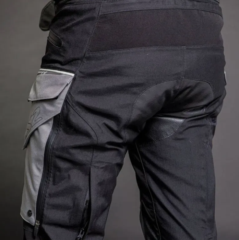 Pantaloni In Tessuto Ls2 Apollo Nero Grigio Scuro