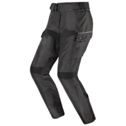 Pantaloni in Tessuto Ls2 Travel Nero Grigio Accorciato