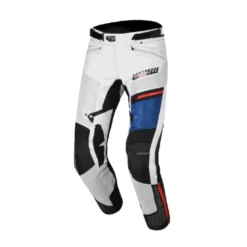 Pantaloni in Tessuto Macna Synchrone Grigio Blu Accorciato