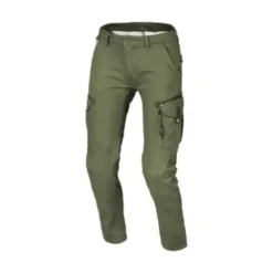 Pantaloni In Tessuto Macna Takar Verde Accorciato