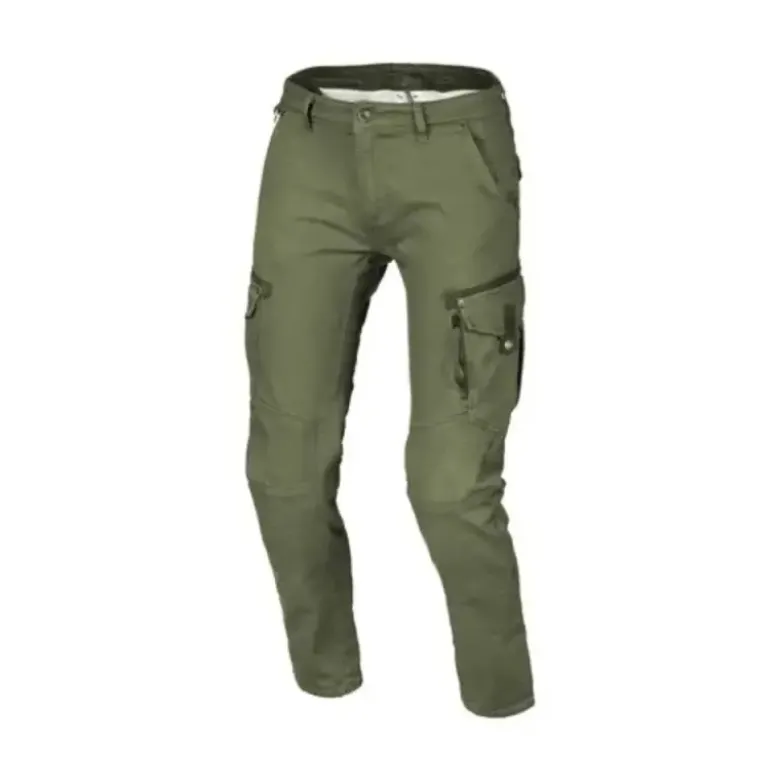 Pantaloni In Tessuto Macna Takar Verde Accorciato