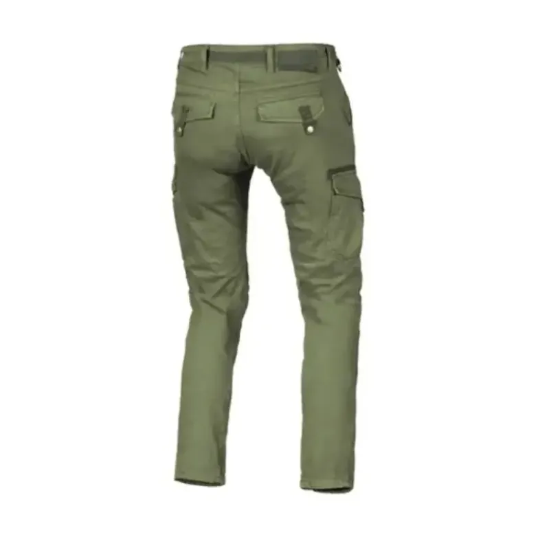 Pantaloni In Tessuto Macna Takar Verde Accorciato