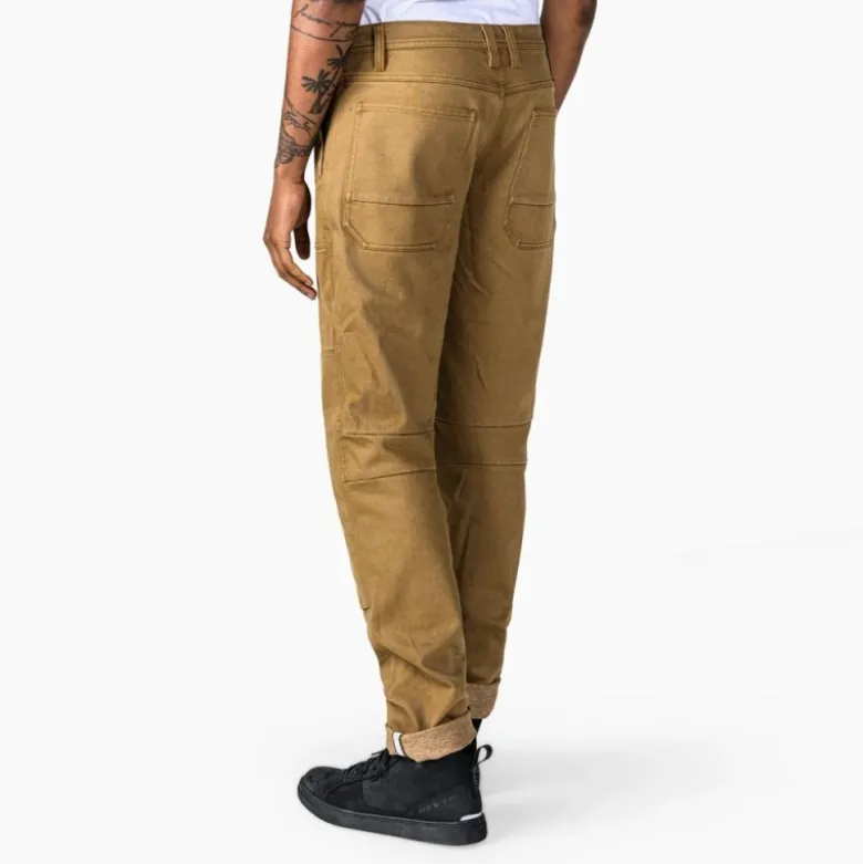 Pantaloni In Tessuto Revit Davis Tf Camello Scuro Accorciato L32