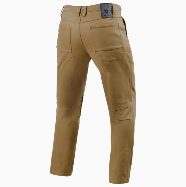 Pantaloni In Tessuto Revit Davis Tf Camello Scuro Accorciato L32